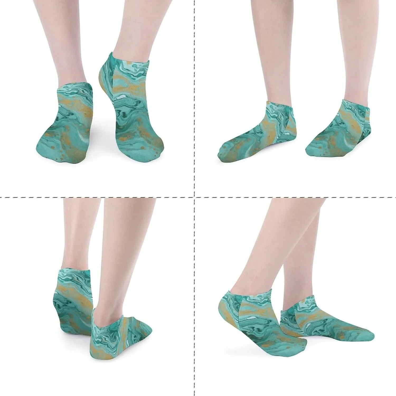 5 Pairs Ankle Socks for Women Men,Low Cut Running Athletic Socks,Funny Cute No Show Casual Sports Socks Size 8-12