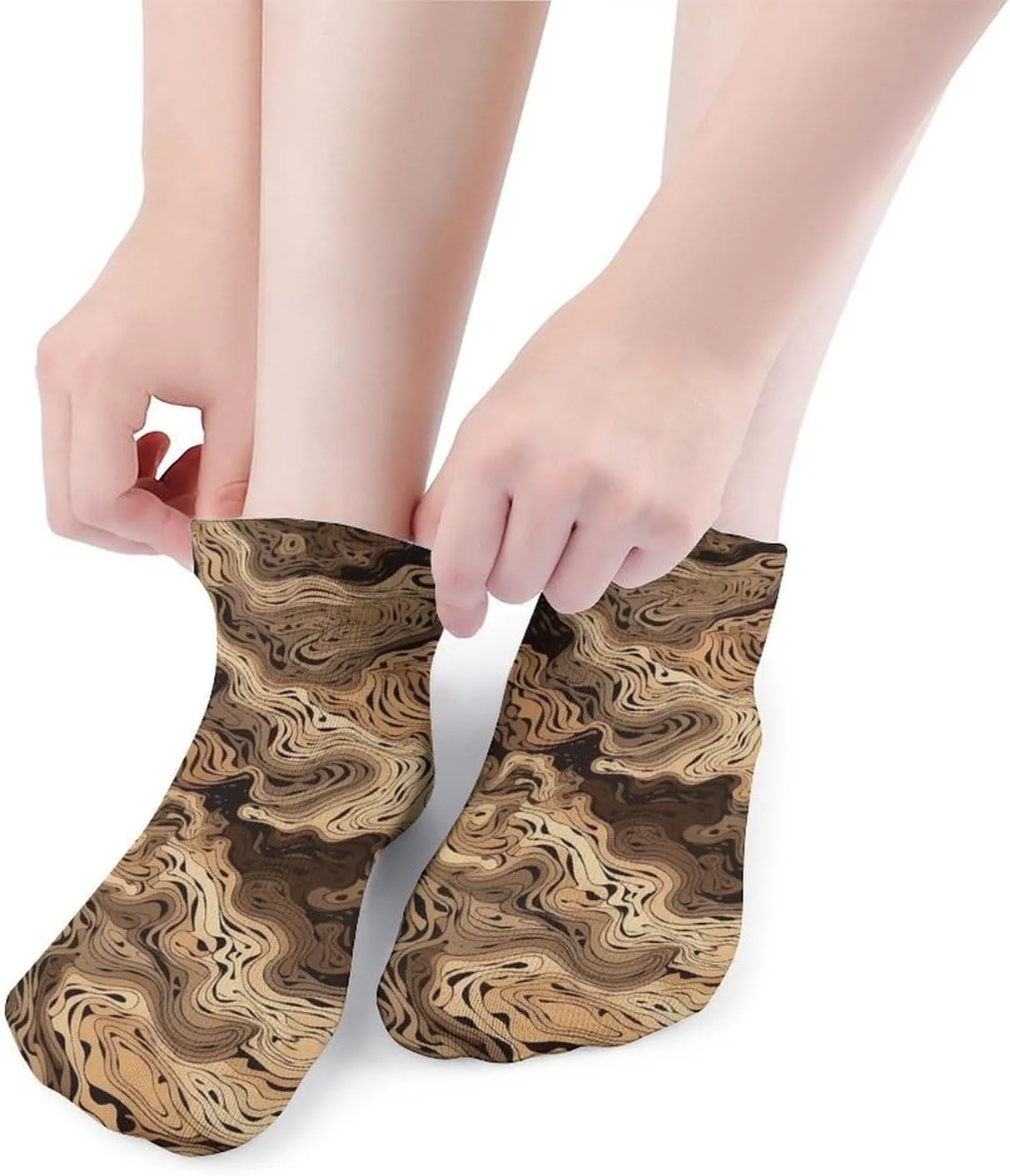 5 Pairs Ankle Socks for Women Men,Low Cut Running Athletic Socks,Funny Cute No Show Casual Sports Socks Size 8-12