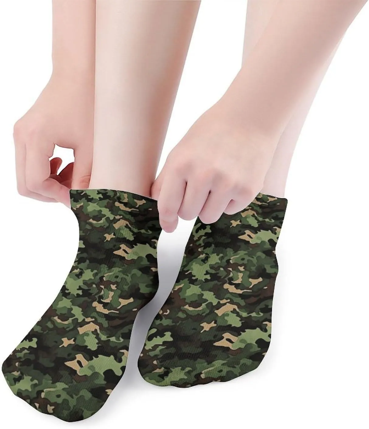 5 Pairs Ankle Socks for Women Men,Low Cut Running Athletic Socks,Funny Cute No Show Casual Sports Socks Size 8-12