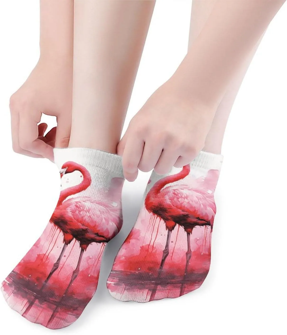 5 Pairs Ankle Socks for Women Men,Low Cut Running Athletic Socks,Funny Cute No Show Casual Sports Socks Size 8-12