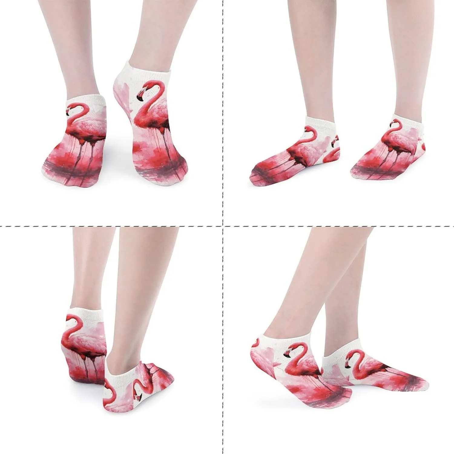5 Pairs Ankle Socks for Women Men,Low Cut Running Athletic Socks,Funny Cute No Show Casual Sports Socks Size 8-12