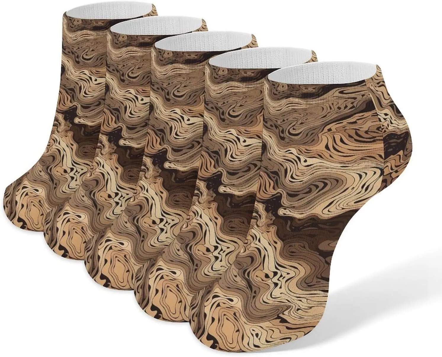5 Pairs Ankle Socks for Women Men,Low Cut Running Athletic Socks,Funny Cute No Show Casual Sports Socks Size 8-12