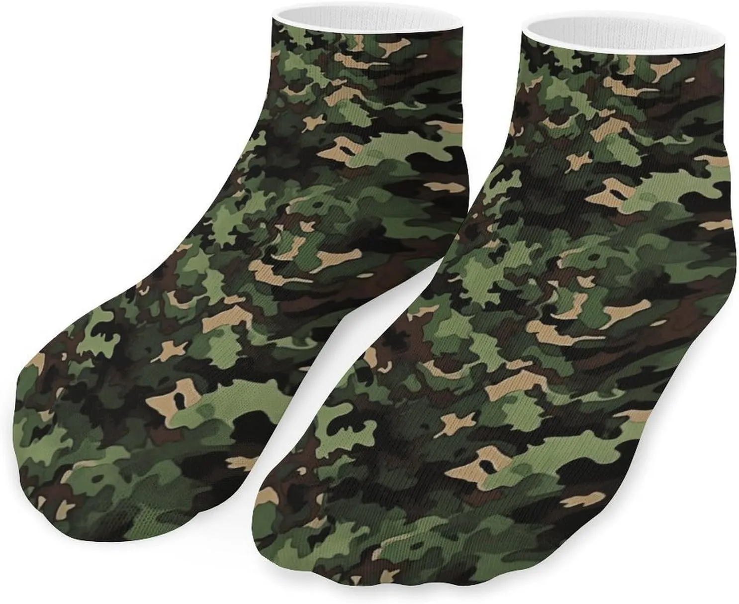 5 Pairs Ankle Socks for Women Men,Low Cut Running Athletic Socks,Funny Cute No Show Casual Sports Socks Size 8-12