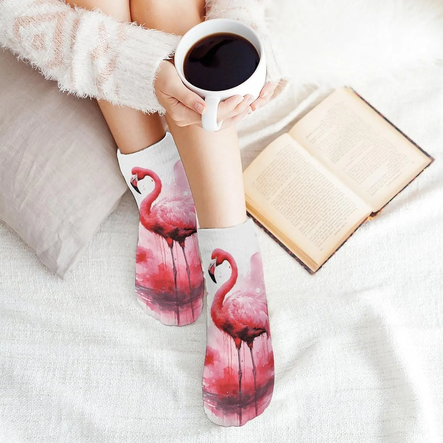 5 Pairs Ankle Socks for Women Men,Low Cut Running Athletic Socks,Funny Cute No Show Casual Sports Socks Size 8-12