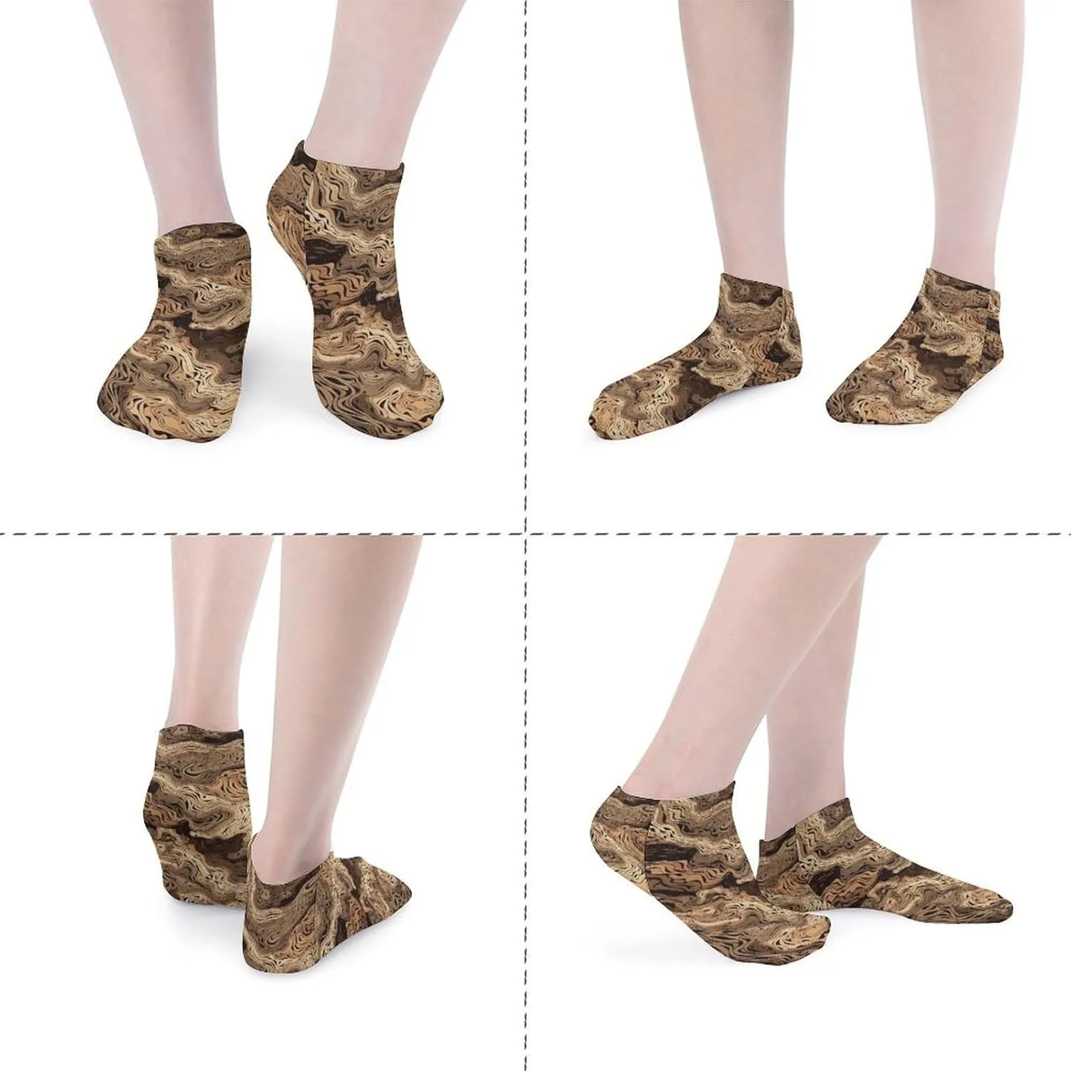 5 Pairs Ankle Socks for Women Men,Low Cut Running Athletic Socks,Funny Cute No Show Casual Sports Socks Size 8-12