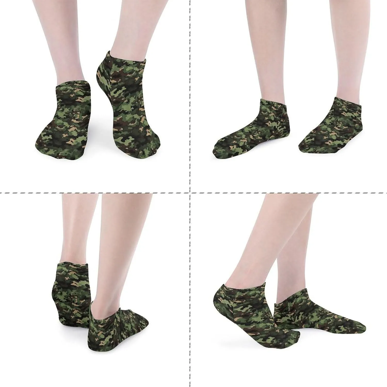 5 Pairs Ankle Socks for Women Men,Low Cut Running Athletic Socks,Funny Cute No Show Casual Sports Socks Size 8-12