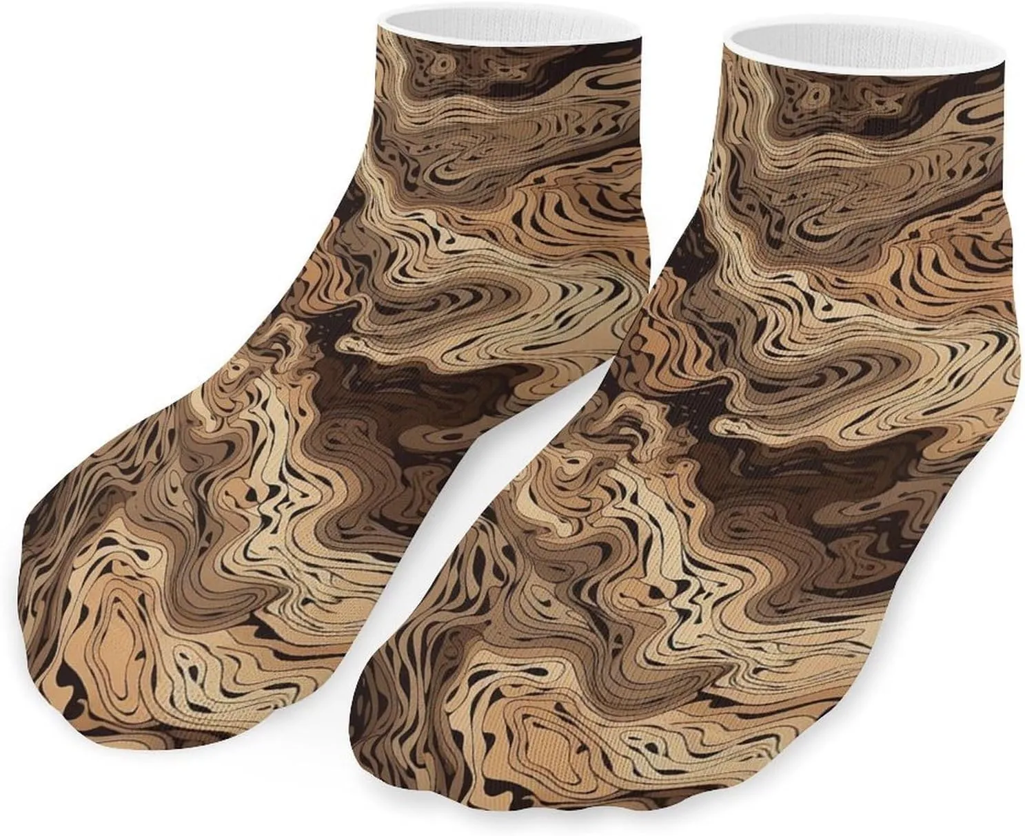 5 Pairs Ankle Socks for Women Men,Low Cut Running Athletic Socks,Funny Cute No Show Casual Sports Socks Size 8-12