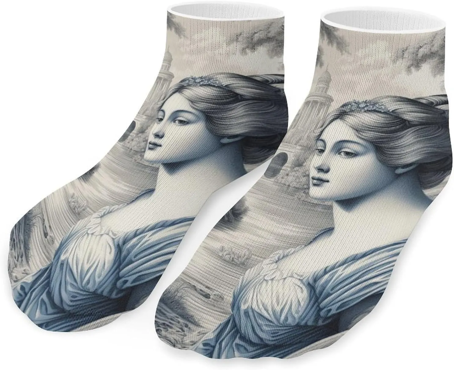 5 Pairs Ankle Socks for Women Men,Low Cut Running Athletic Socks,Funny Cute No Show Casual Sports Socks Size 8-12