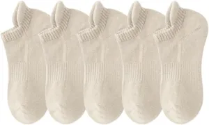 Ankle Socks Womens Athletic Thick Cushioned Running Low Cut No Show Athletic Sports Sokcs 4-12 Size