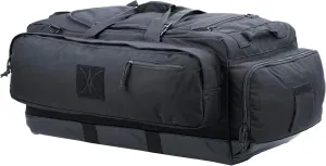 BACKFERRY Large Duffle Bag Duffel Pack with Backpack Shoulder Straps and Shoes Compartment 105L for Sports Travel Hunting Camping., Black, Backpack Style Duffle Bag