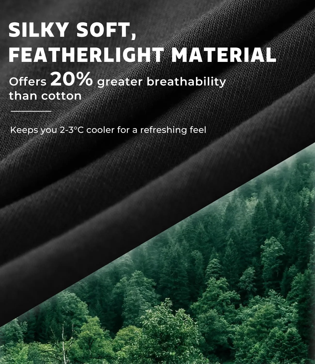 BAMBOO COOL Men's Tagless Briefs Coverd Waistband Comfort Soft Underwear with Contour Pouch Breathable Underpants, Multipacks