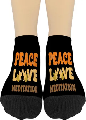Come On Sassyes Meditationes Sarcastices Crew Socks for Women No Show Sock Womens