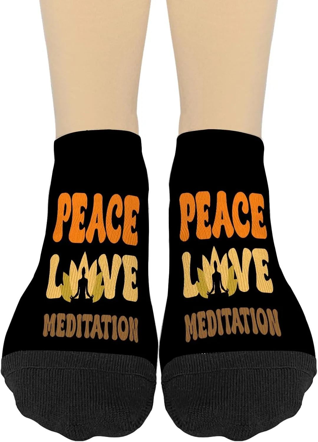 Come On Sassyes Meditationes Sarcastices Crew Socks for Women No Show Sock Womens