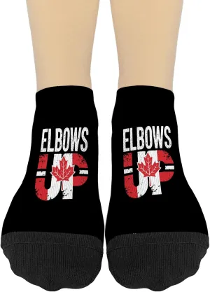 Elbows Up Canada ss Low Cut Socks Women No Show Womens Socks