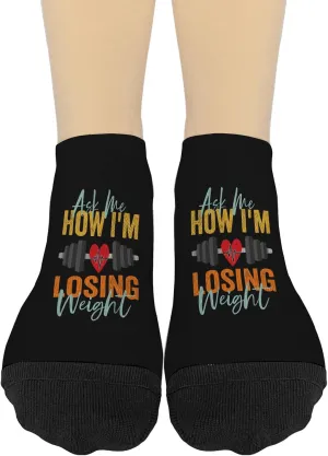 Funny Sying For Man And Women No Show Socks Womens Athletic Socks Men's