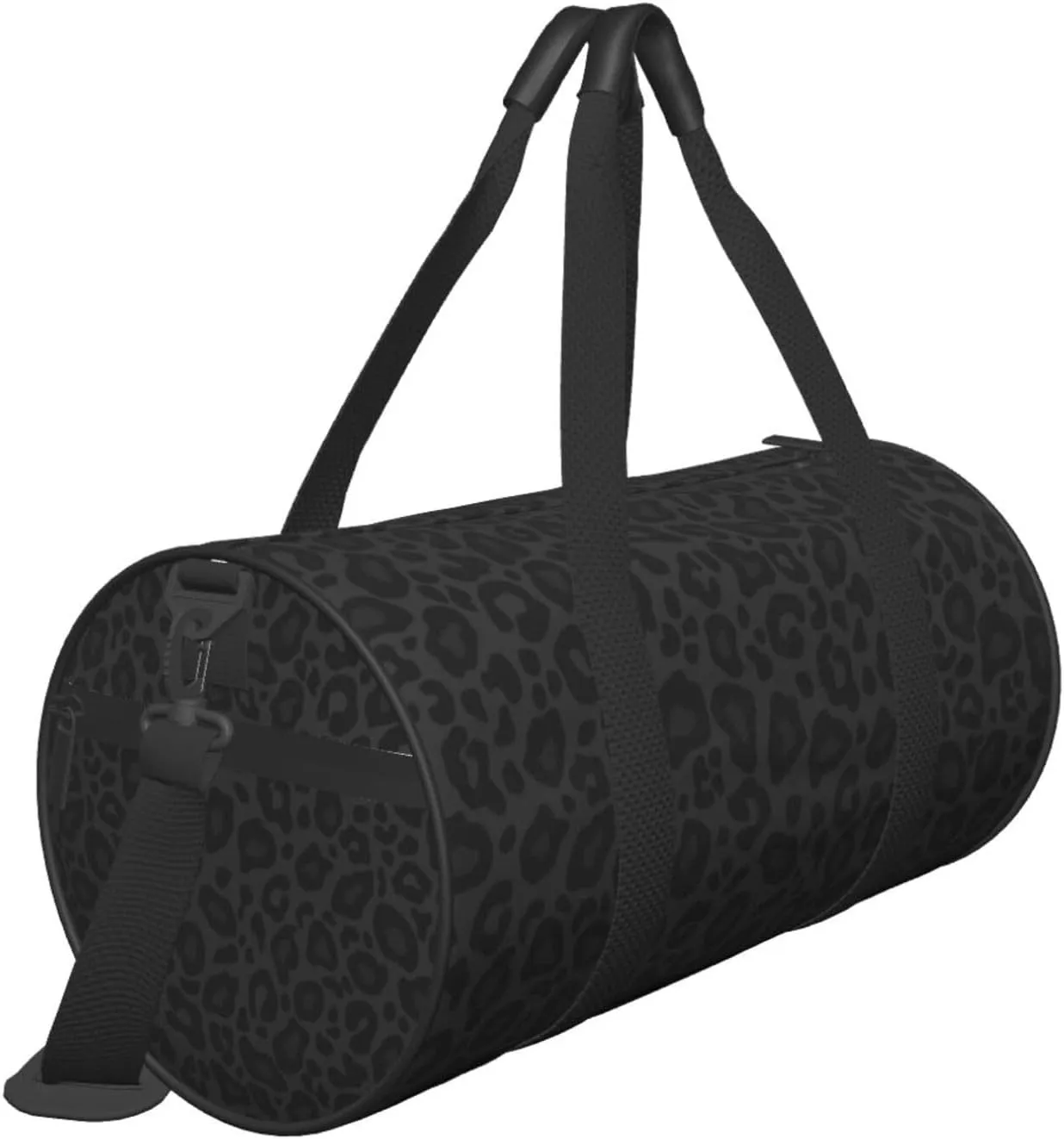 Gbuzozie Sports Gym Bag Travel Duffel Bag Shoes Compartment For Men Women Foldable Lightweight Yoga Gym Sports Bag, Animal Texture (Leopard #02), One Size