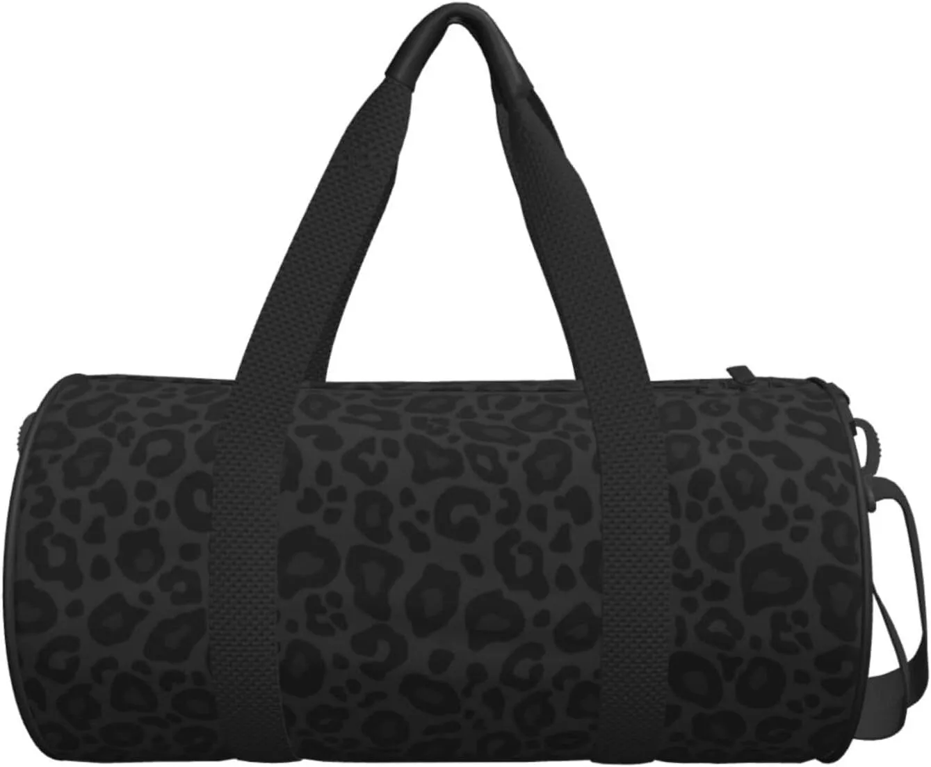 Gbuzozie Sports Gym Bag Travel Duffel Bag Shoes Compartment For Men Women Foldable Lightweight Yoga Gym Sports Bag, Animal Texture (Leopard #02), One Size