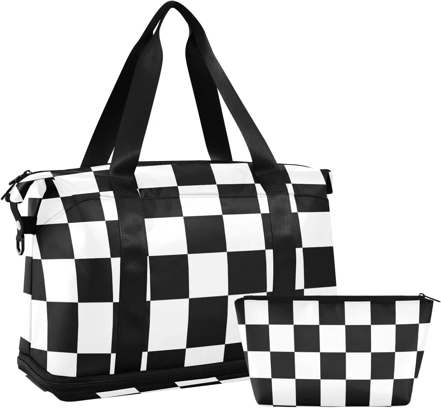 Gym Bag for Women Men Travel Duffel Bag with Shoe Compartment Carry On Weekender Overnight Bags