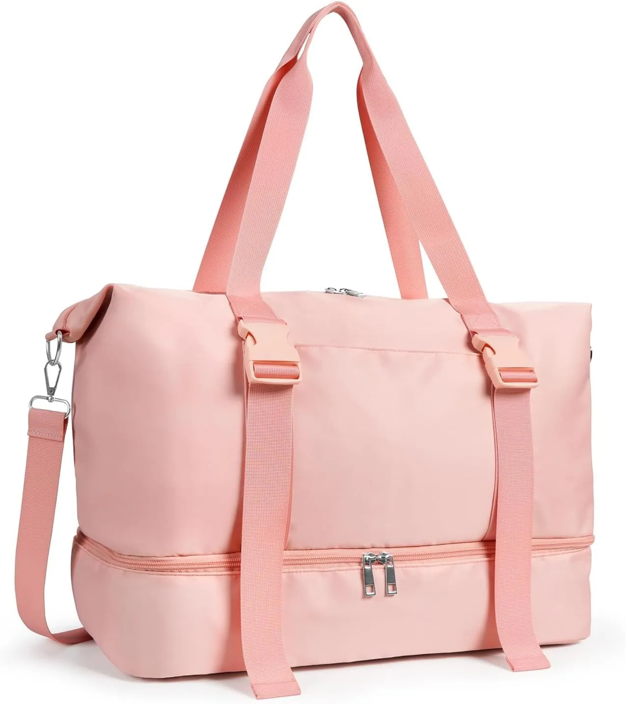 Gym Yoga Bag for Women, Large Weekender Overnight Bag with Wet Pocket, Shoes Compartment, Personal Item Carry-on Travel Duffel Tote Bags, Traveling Essentials