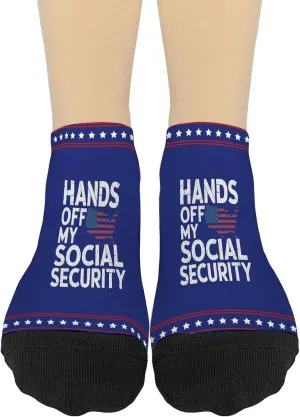 Hands Offs Protests No Show Socks Womens Invisible Womens Socks