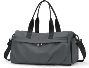 HYC00 Sporty Duffel Bag Women Men Fitness Bag Sports Bag Women's Sports Gym Bags with Shoe Compartment Gym Bag Hospital Bag Overnight Bag Hand Luggage with Wet Pocket Weekender Bag Travel Duffel Bags
