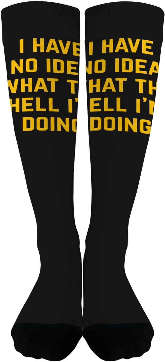 I Have No Ideas What I'm Doing Trouser Socks Women Fashionable Sock