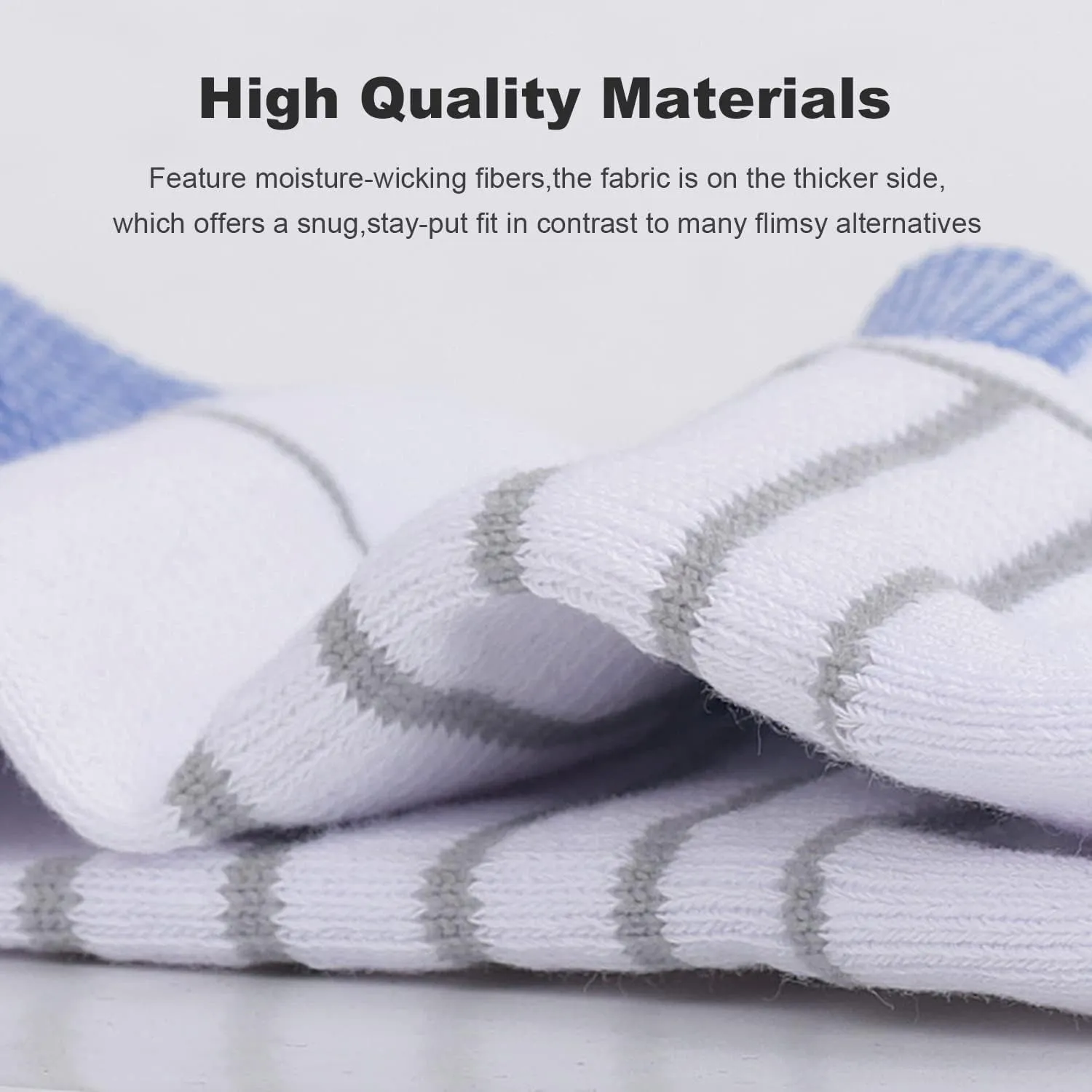Lapulas Athletic Running Ankle Socks, Low Cut Cushioned Anti-Blister Tab Sports Socks Men Women 6Pairs