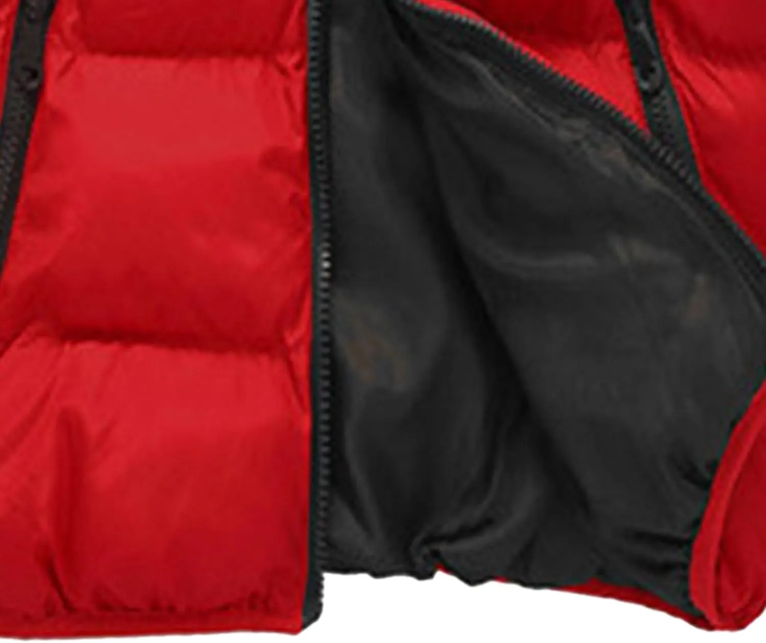 Maiyifu-GJ Men Hooded Winter Down Jackets Coat Thicken Padded Parka Warm Outerwear Lightweight Waterproof Hiking Coat