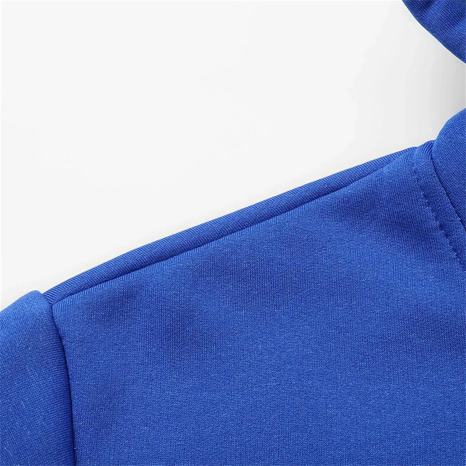 Men Drawstring Hooded Zipper Jacket Thicken Classic Long Sleeve Knitted Plush Coat