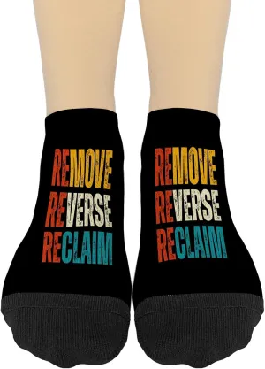 Removes Reverses Reclaims No Show Socks No Show for Women Socks