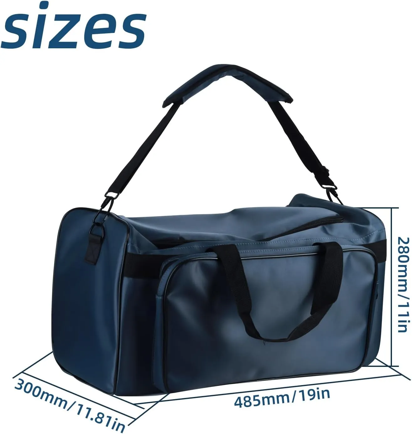 Sneaker Bag for Travel with 3 Adjustable Dividers for 4 Pairs of Shoes, 30L Outdoor Sports Bag/Gym Bag with Detachable Shoulder(Gray)