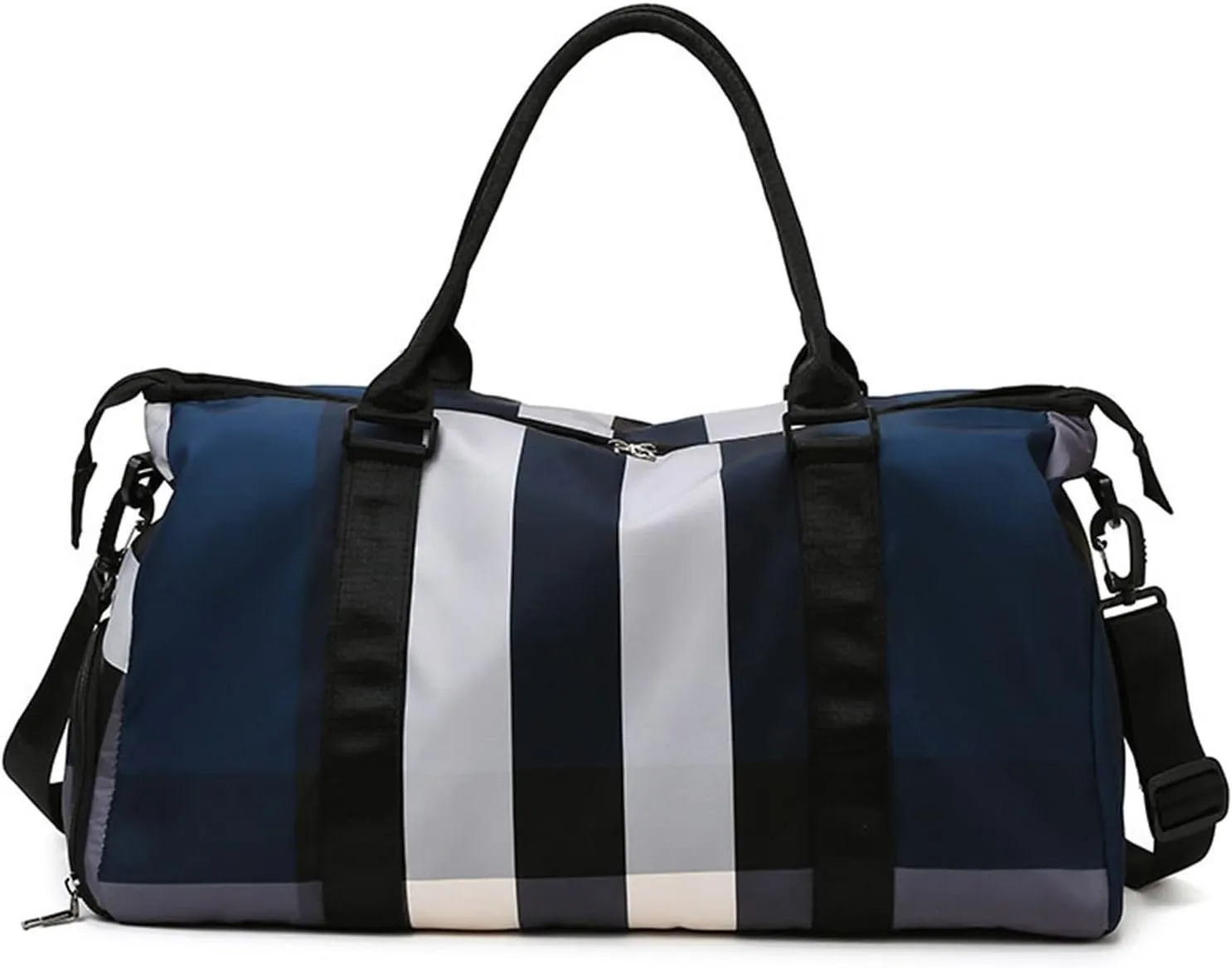 Sports Duffel Bags Gym Bags For Women Men With Shoes Pocket Nylon Large Big Fashion Travel Training Waterproof Sports Fitness Shopper Shoulder Bag(Blue)
