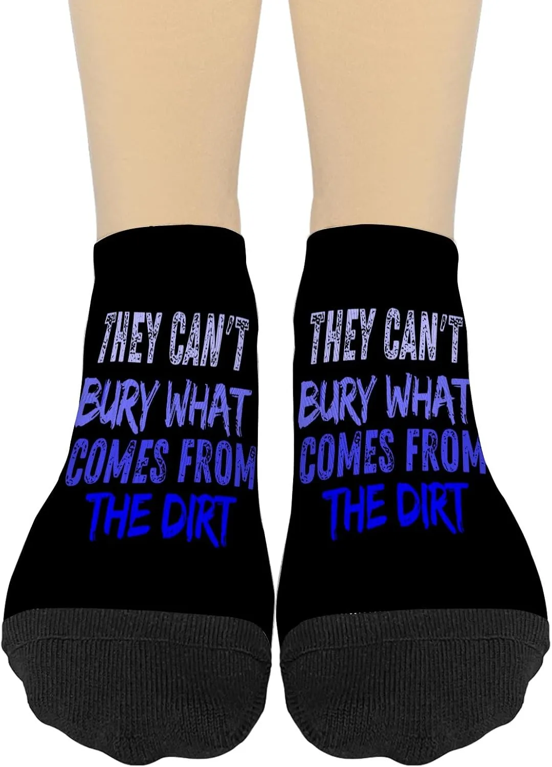 They Can't Burys What Comes From The Dirts No Show Socks Low Cut Sock for Womens