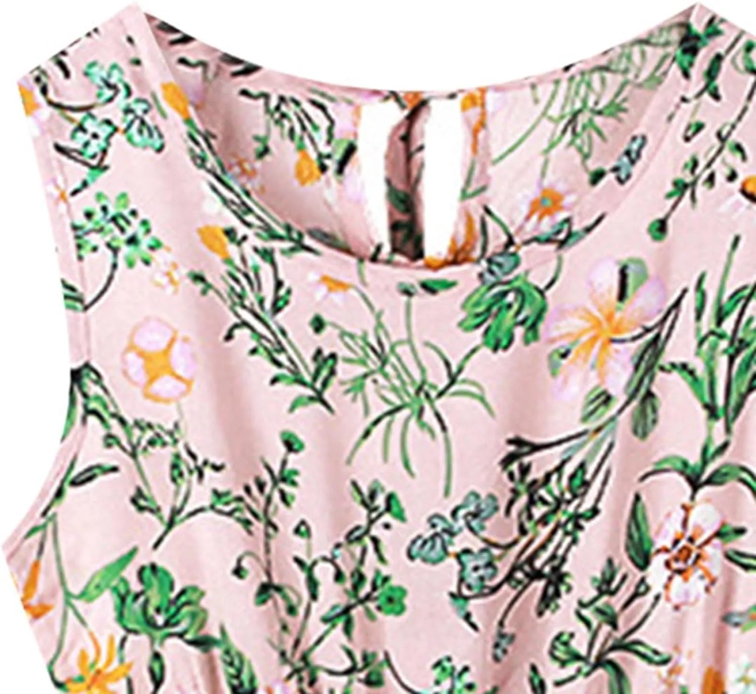 Toddler Tutu Sundress Girls Summer Dress Fruit Floral Print Sleeveless Casual A Line Dresses Beach Sundress 3-9 Years
