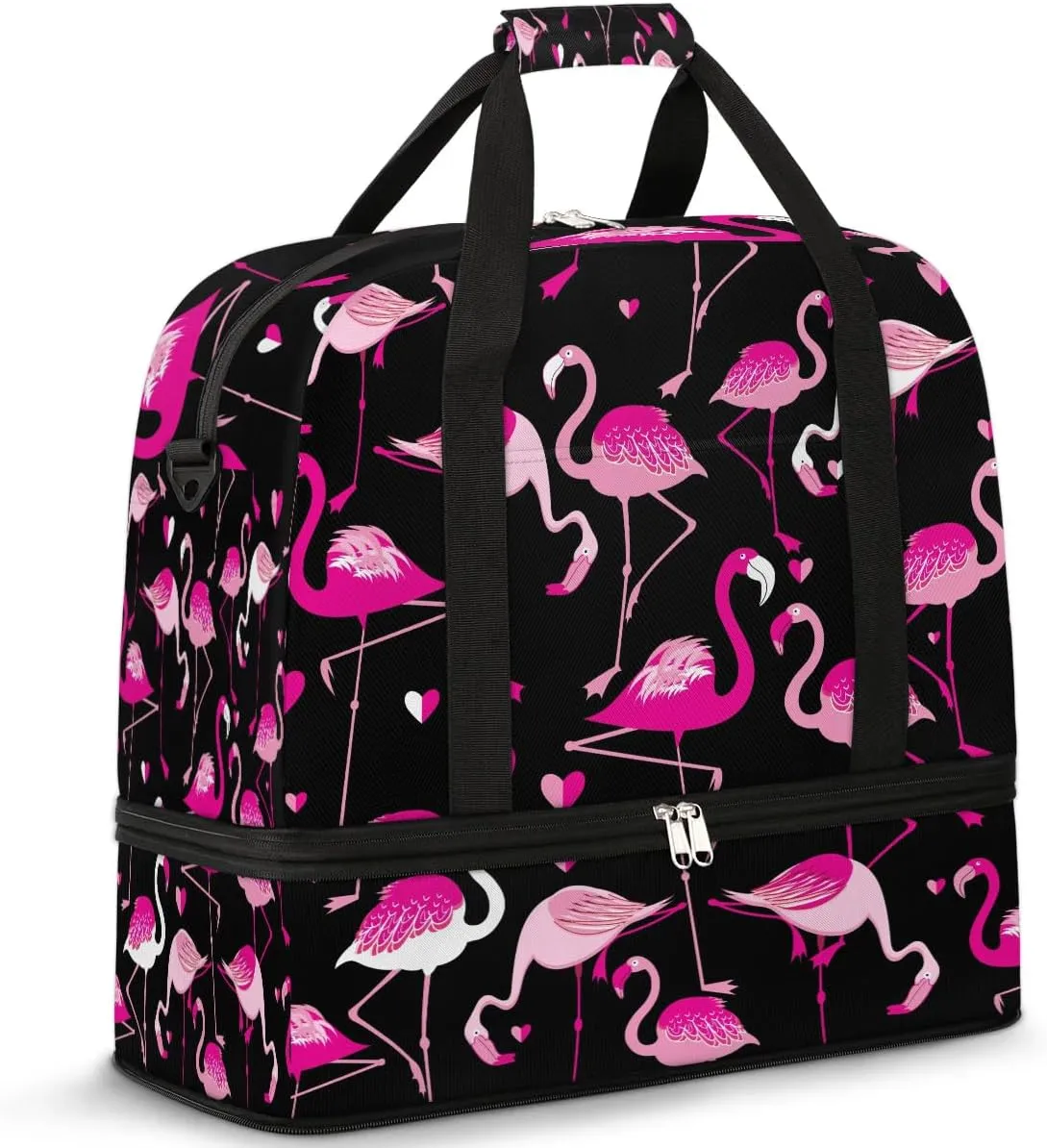 Travel Duffle Bags With Shoes Compartment for Women Men Lightweigh Sports Tote Gym Bag Foldable Canvas Weekender Overnight Carry On Luggage Handle Bag, Color6