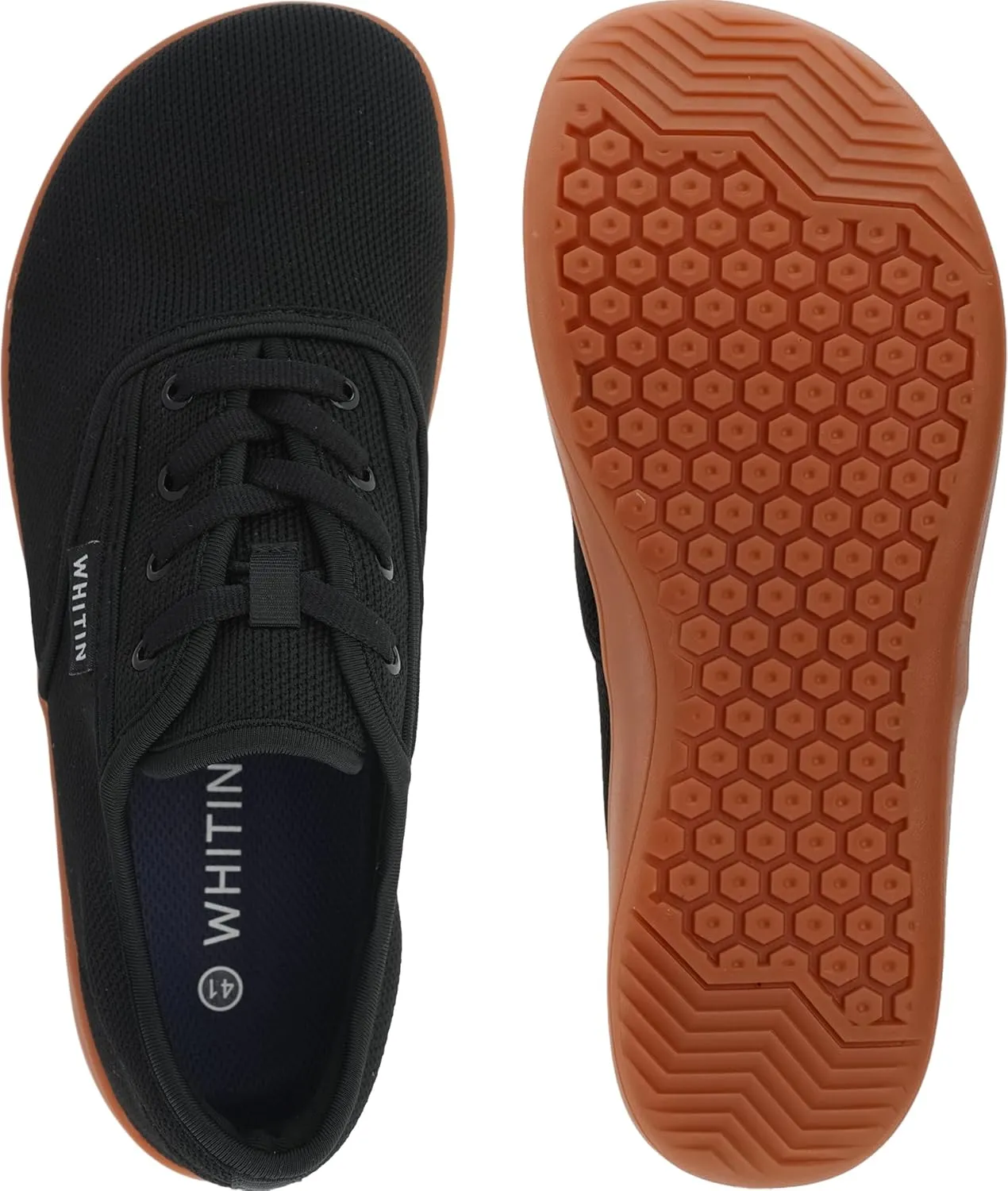 WHITIN Women's Wide Toe Box Minimalist Barefoot Shoes   Zero Drop Sole