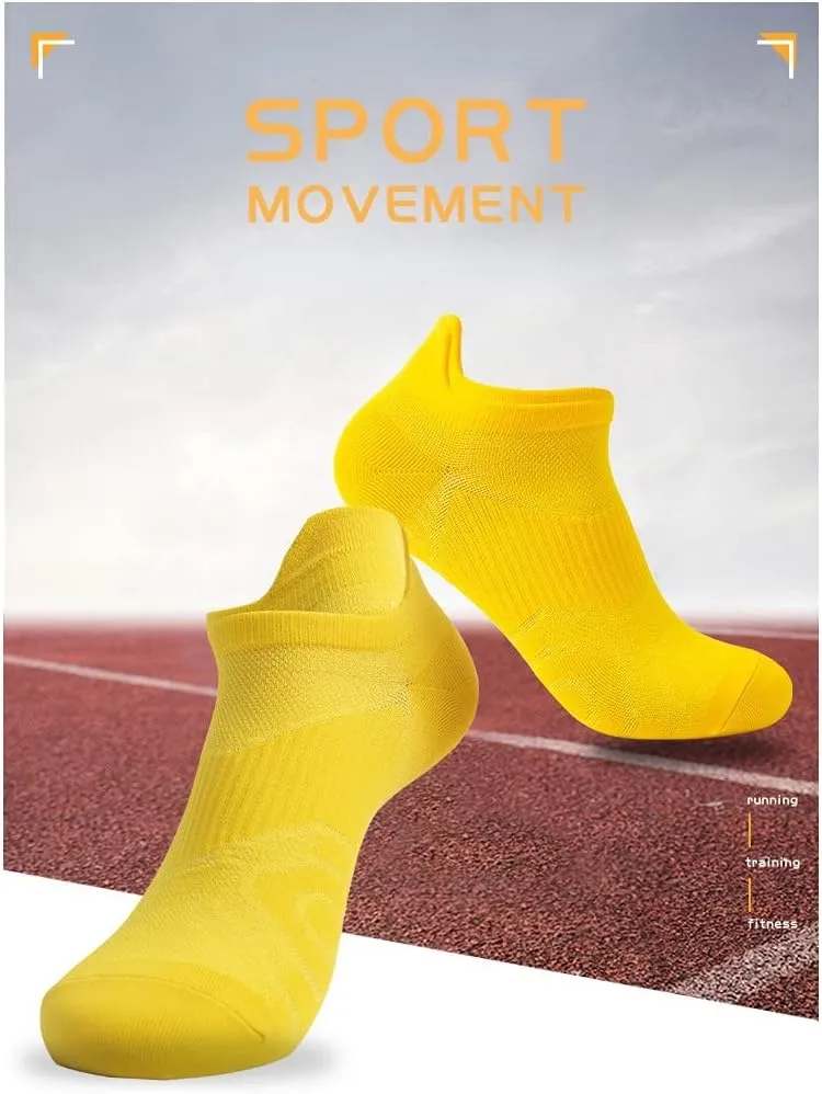 Women Athletic Socks No Show, Size 5-12 Women's Ankle Running Socks Low Cut Sports Hiking Socks 5/10 Pairs